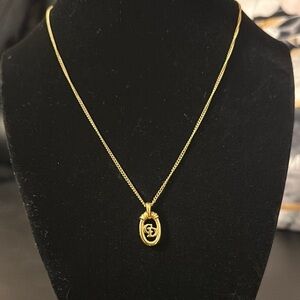 Christian Dior vintage gold necklace